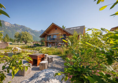 Naturgarten der Familie Schadegg im St. Galler Rheintal
