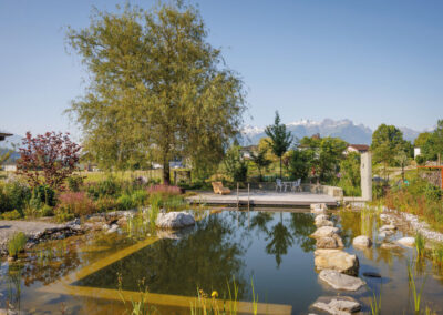 Naturgarten der Familie Schadegg im St. Galler Rheintal