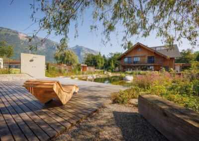 Naturgarten der Familie Schadegg im St. Galler Rheintal
