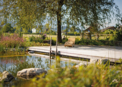 Naturgarten der Familie Schadegg im St. Galler Rheintal