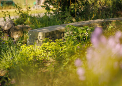 Naturgarten der Familie Schadegg im St. Galler Rheintal
