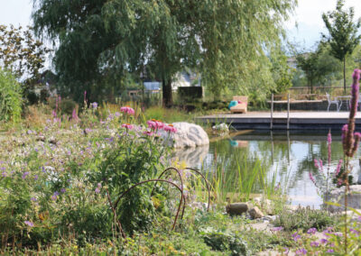 Naturgarten der Familie Schadegg im St. Galler Rheintal